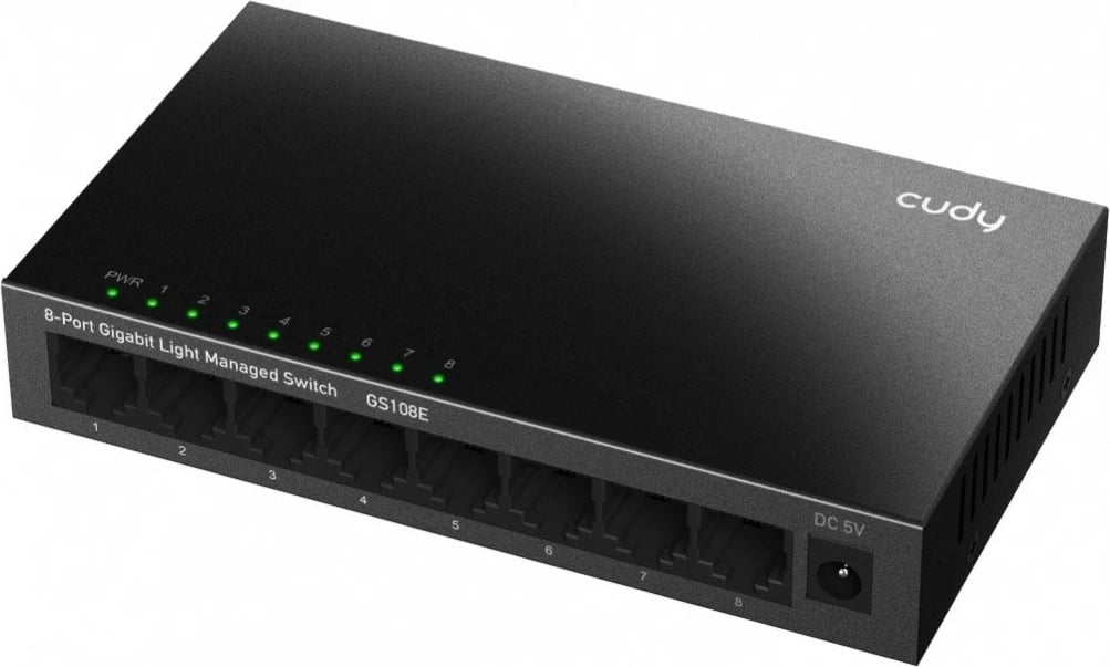 Switch Cudy GS108E 8 porte Gigabit light managed desktop/wall-mount