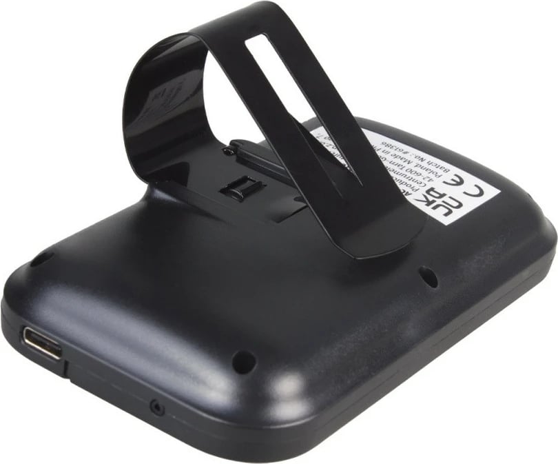 Kit hands-free Bluetooth, Audiocore AC475, BT 5.0 A2DP, altoparlant 2W, DSP anulim jehone, mbështetje Google/Siri, e zezë