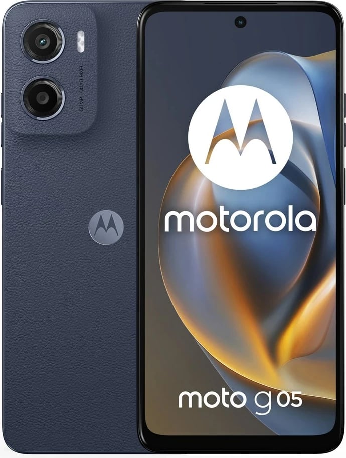 Celular Motorola moto g05, 6.67", 4 GB RAM, 128 GB, Blu