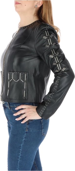 Jakne për femra Patrizia Pepe WH1_B1027113821773, e zezë