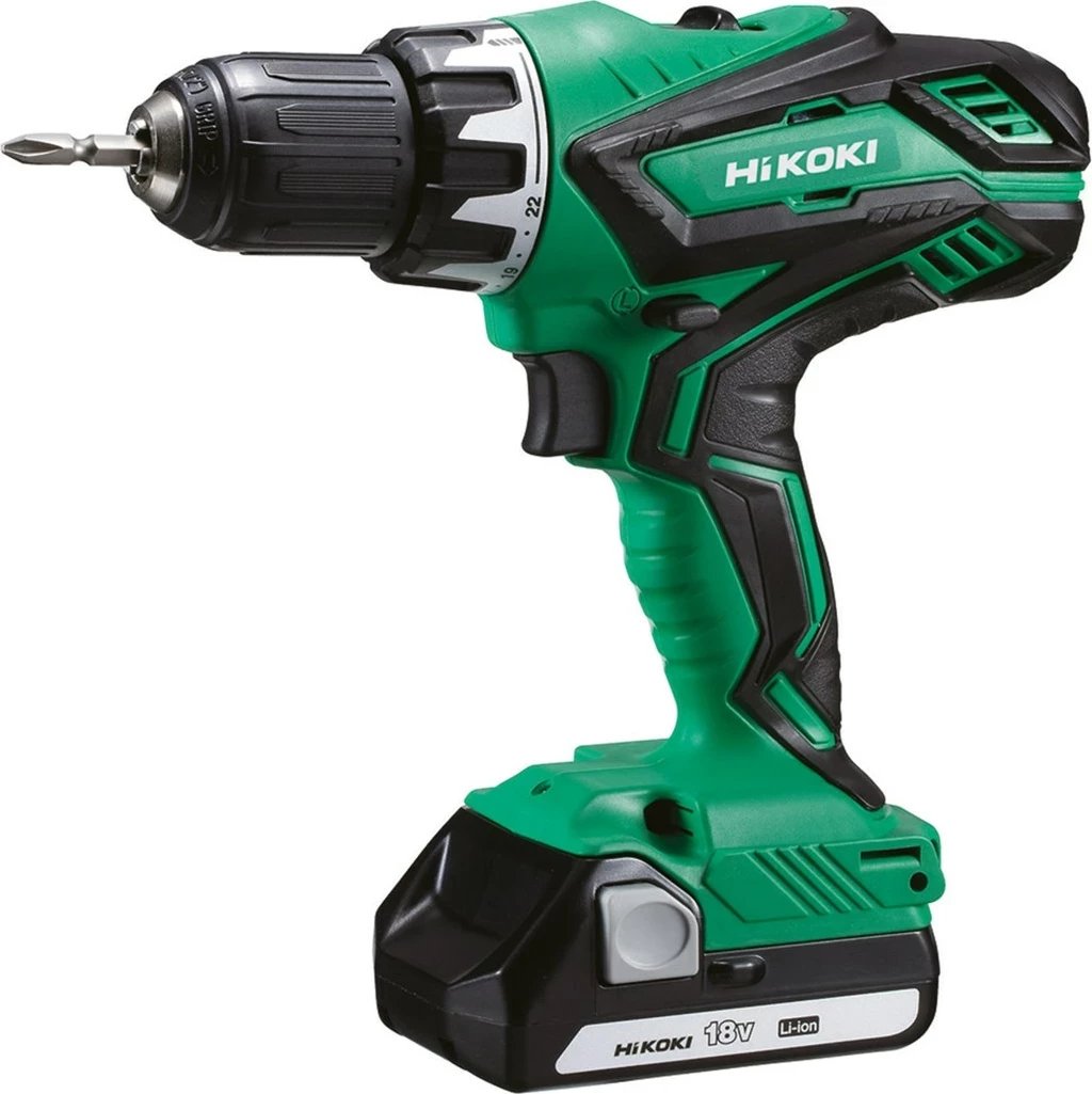 Makine shpuese HiKOKI DS18DJLWCZ, 18V, Jeshile
