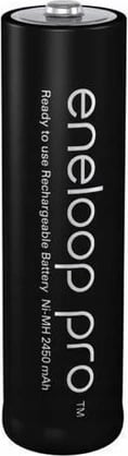 Bateri të rikarikueshme Panasonic Eneloop Pro AA 2500 mAh, 4 copë me kuti, Zezë