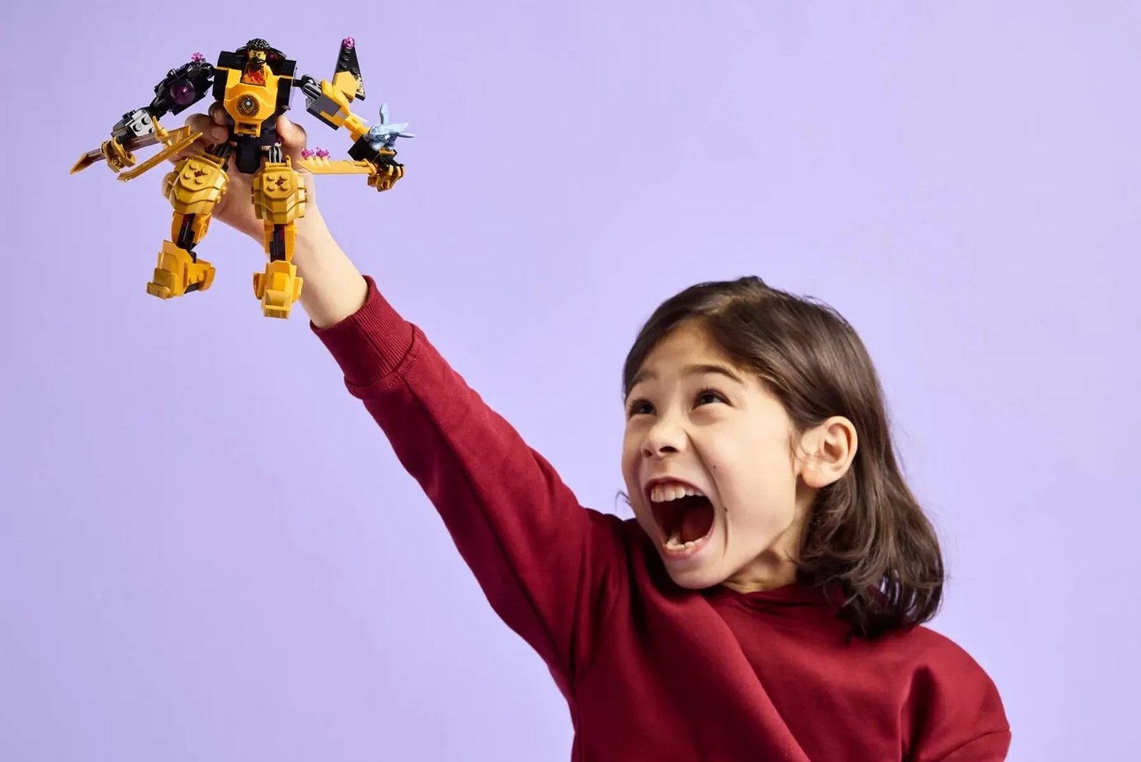 Set LEGO NINJAGO Arin's Spinjitzu Battle Mech 71839, 2 minifigura