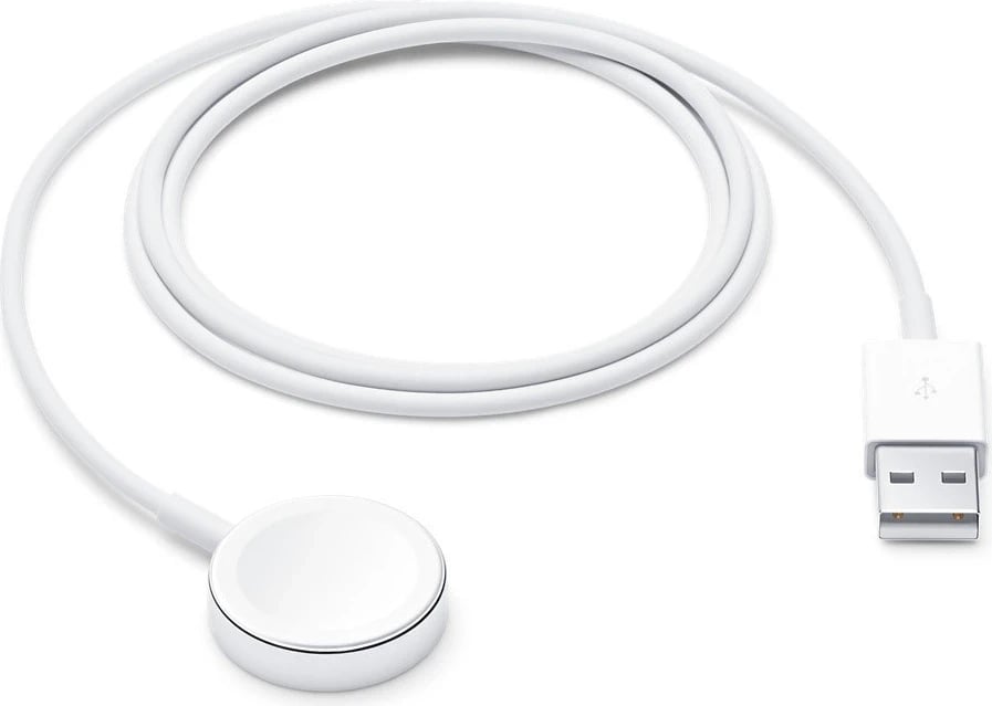 Karikues magnetik për Apple Watch, 1m, i bardhë