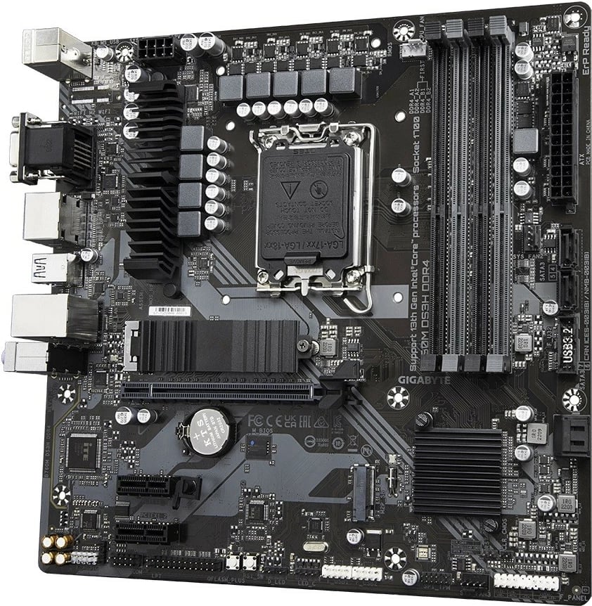Pllakë amë Gigabyte B760M DS3H DDR4, Socket LGA1700, micro ATX