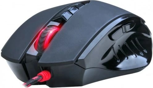 Maus për gaming A4Tech V8M, 3200 DPI, i kuq/zi
