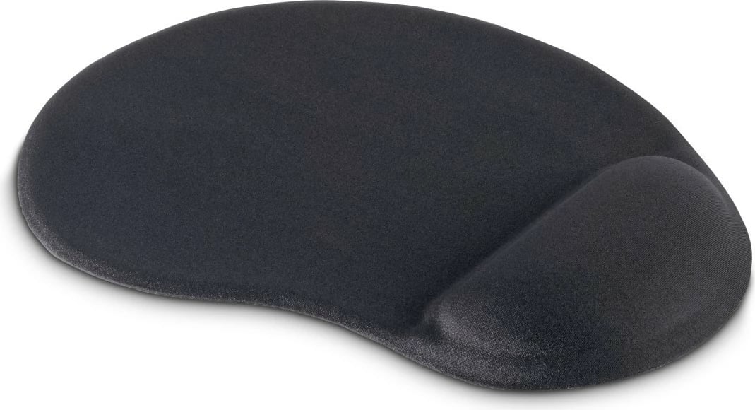 Mauspad ergonomik Hama 126854 me mbështetje për kyç, Memory Foam, Zi
