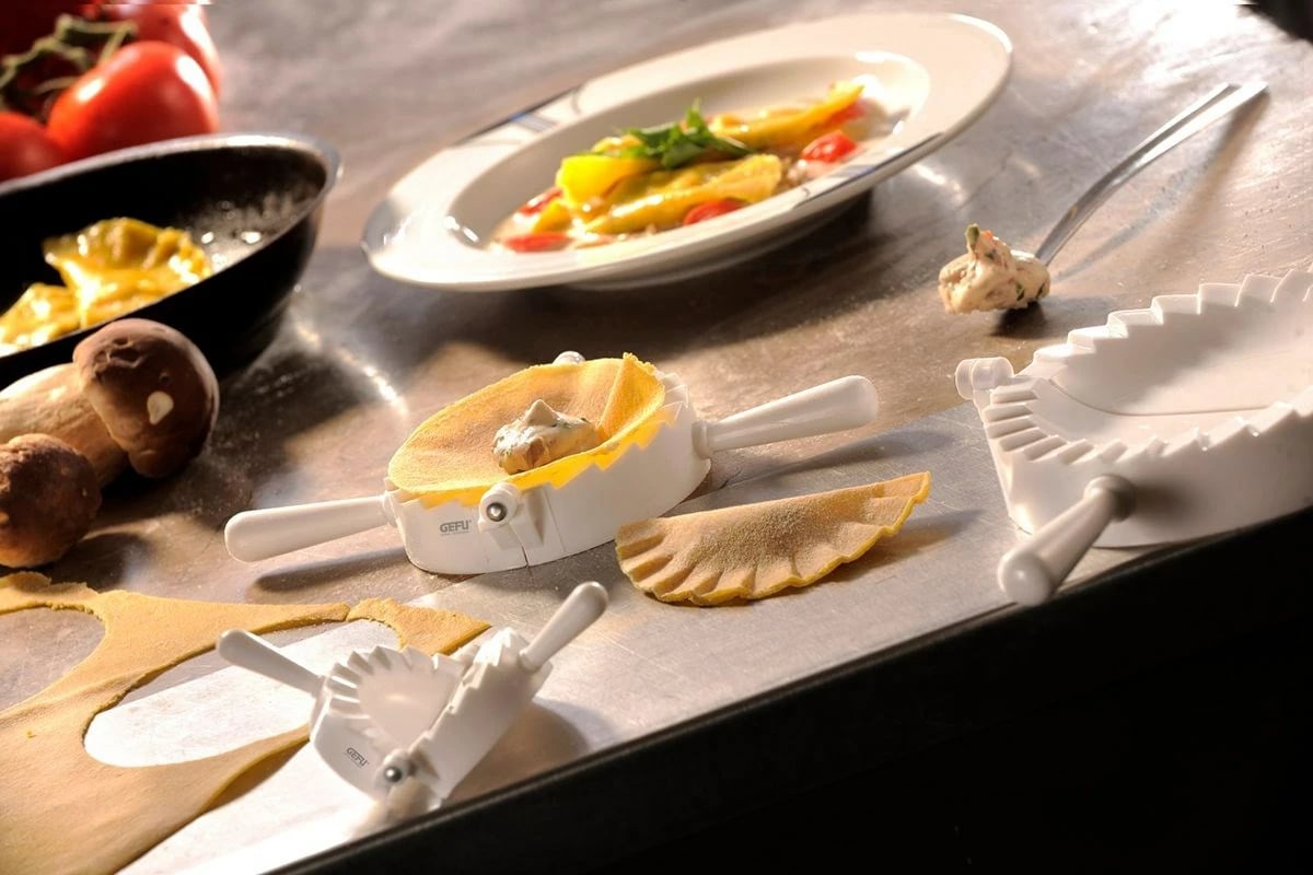 Forma ravioli GEFU VERONA, 3 copë, e bardhë