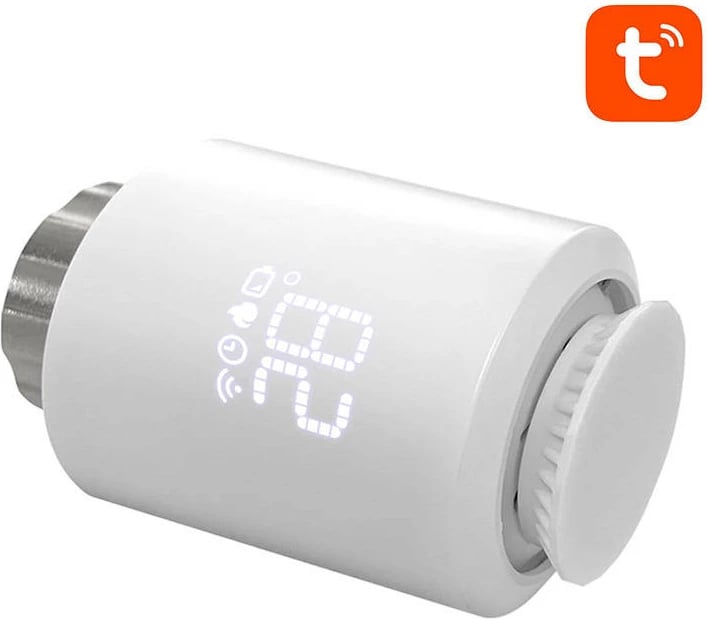 Valvul termostatike e mençur Avatto TRV06, Zigbee 3.0, Tuya, e bardhë