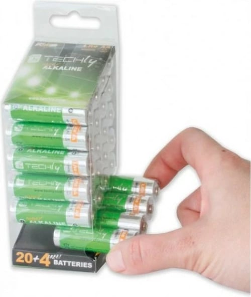 Bateri alkaline Techly LR06 AA, 24 copë