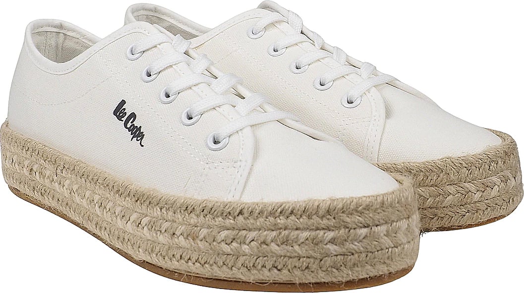 Këpucë për femra Lee Cooper, të bardha
