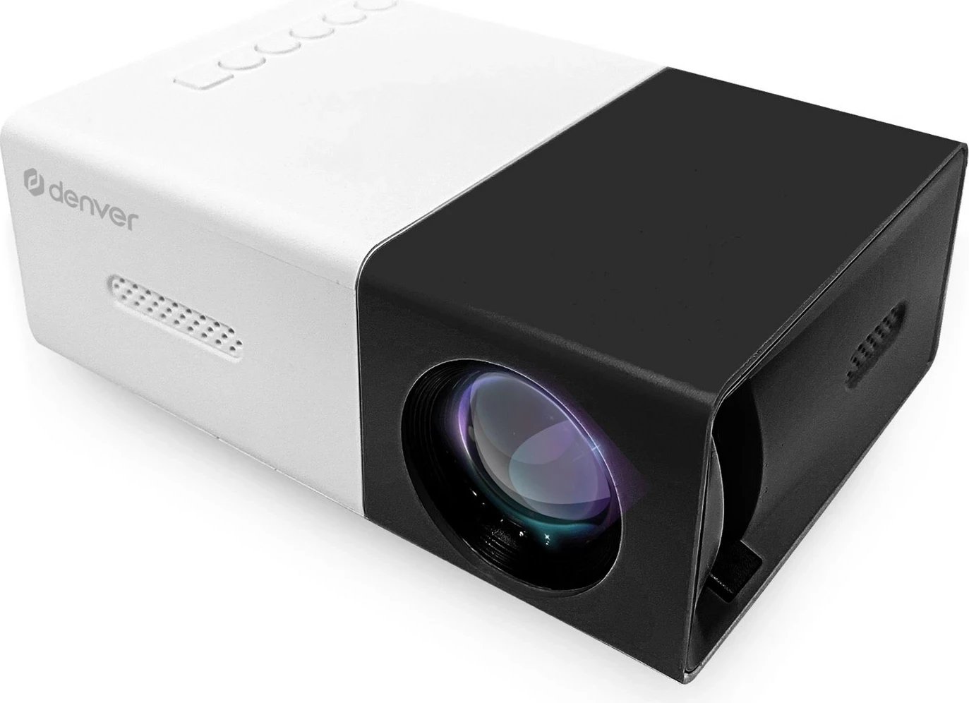 Projektor portativ Denver PR-800B, 15 ANSI lumens, LED, 320x240, Zi