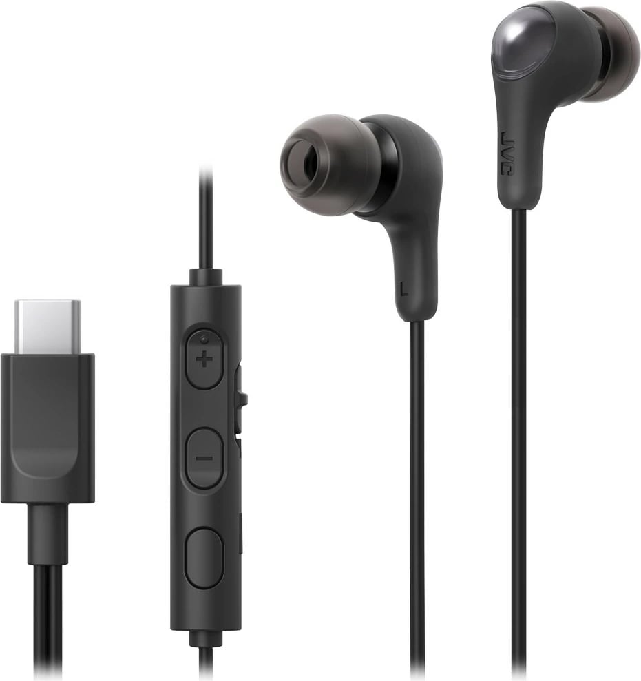 Kufje JVC HA-FR9UC-BU me mikrofon, USB Type-C, të zeza