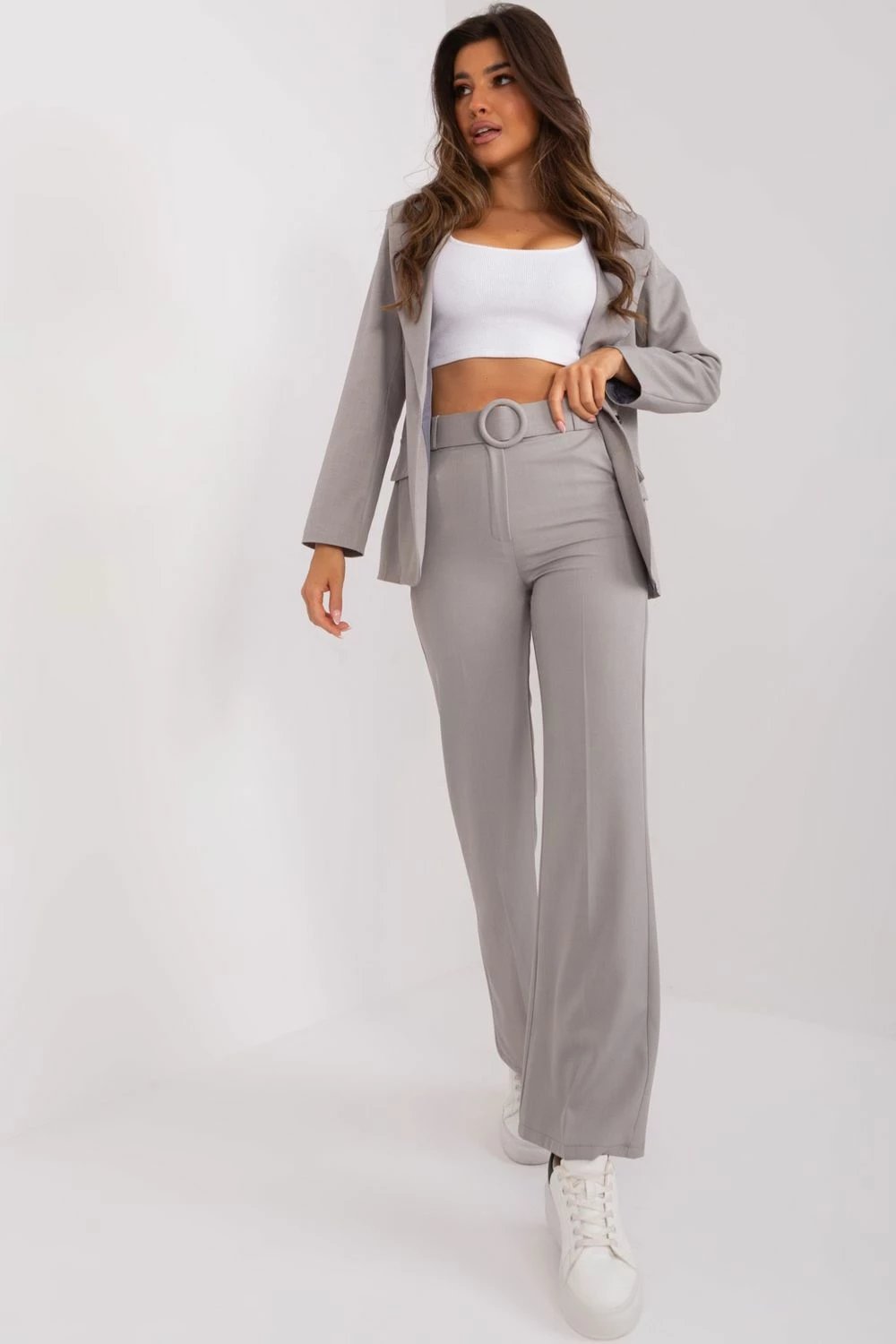 Pantalona femra Italy Moda 192404, gri