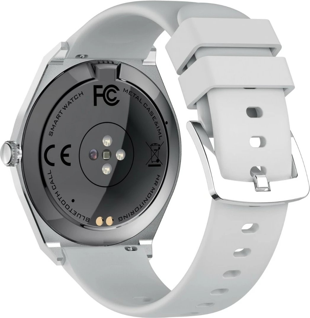 Smartwatch EcoWatch EW05 SL, 1.43", AMOLED, Bluetooth, Argjend