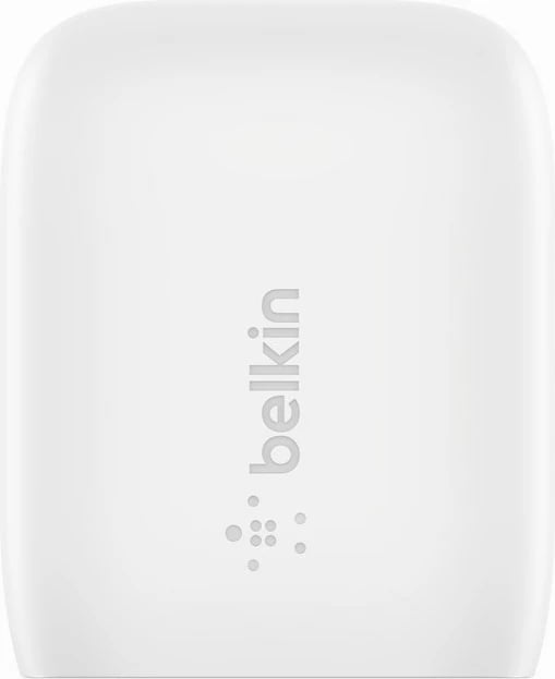 Karikues Belkin WCA006VF1MWH-B6 për celular, 20 W, USB Type-C, me kabllo 1m, Bardhë