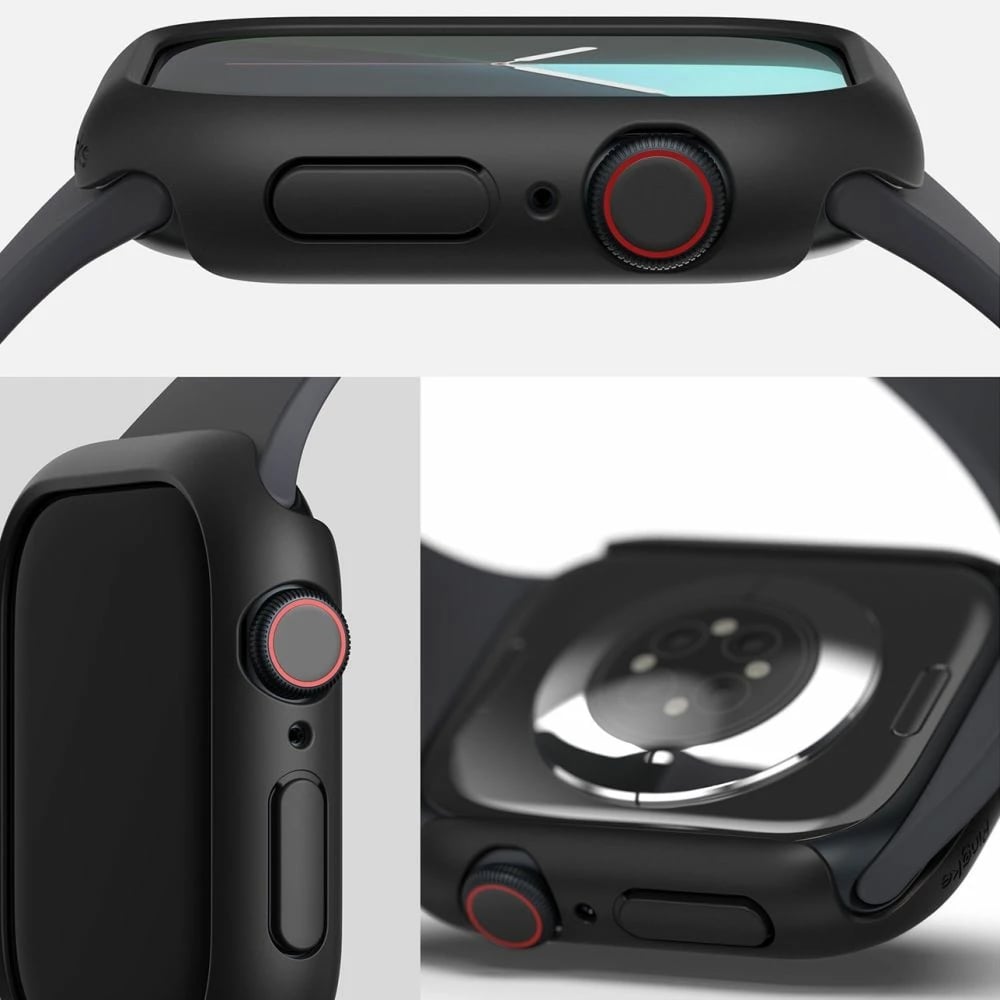 Mbështjellës Ringke Slim për Apple Watch 10, 46mm, 2 copë, Transparent dhe Zi