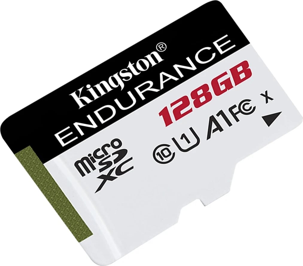 Kartë microSD Kingston's High Endurance, 128 GB, C10 UHS-l