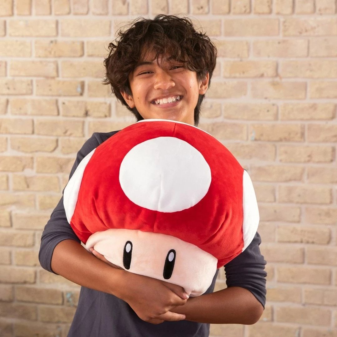 Lodër pelushi TOMY Super Mario Super Mushroom, shumëngjyrëshe