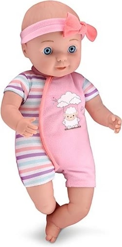 Kukull lodër Natalia Sweet Little One 33 cm me aksesorë, rozë