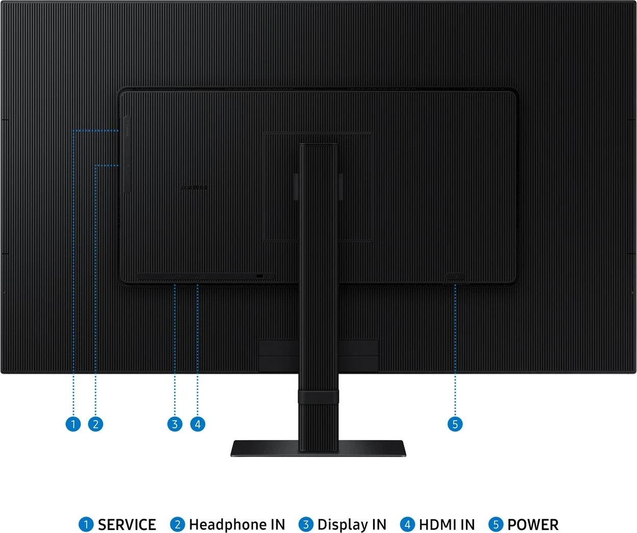 Monitor Samsung S70D, 32", 4K Ultra HD, LED, Zi