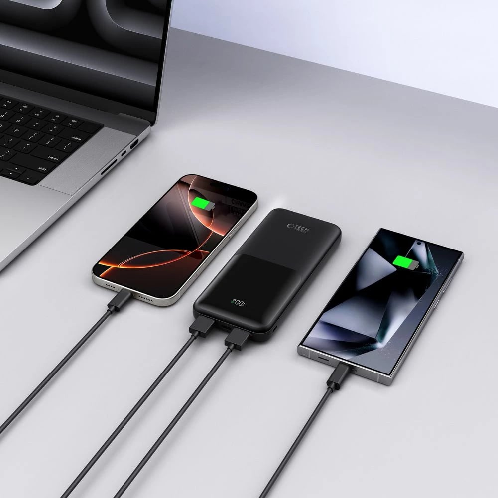 Powerbank Tech-Protect PB01 10000mAh 22.5W, e zezë