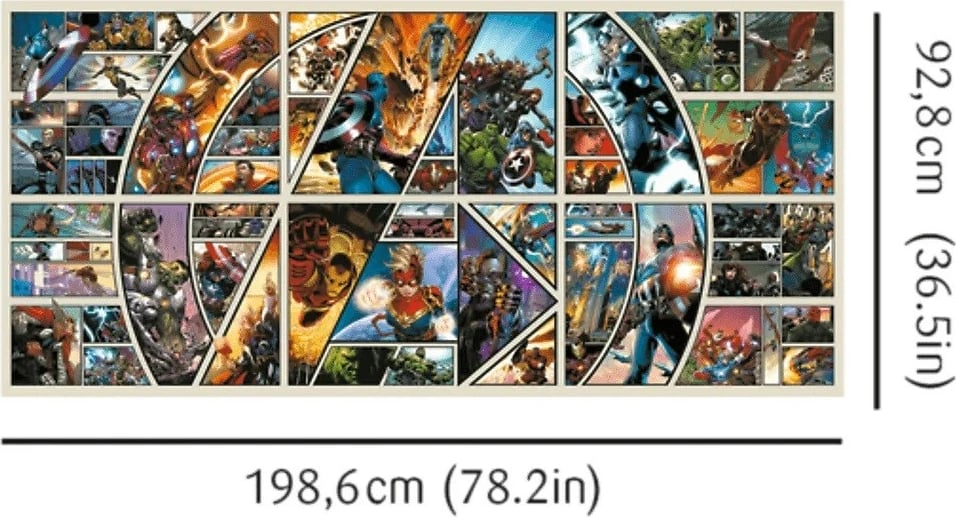Puzzle Trefl Avengers 81022, 9000 pjesë, Marvel, me poster