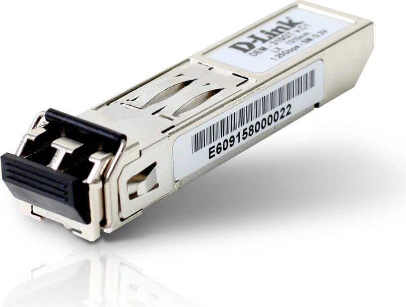 Modul fibër optike D-Link DEM-310GT, 1250 Mbit/s, SFP, LC, LX, Metallic