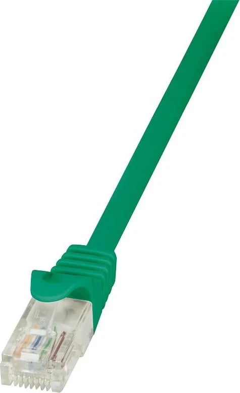 Kabllo rrjeti LogiLink, 0.25m, e gjelbër