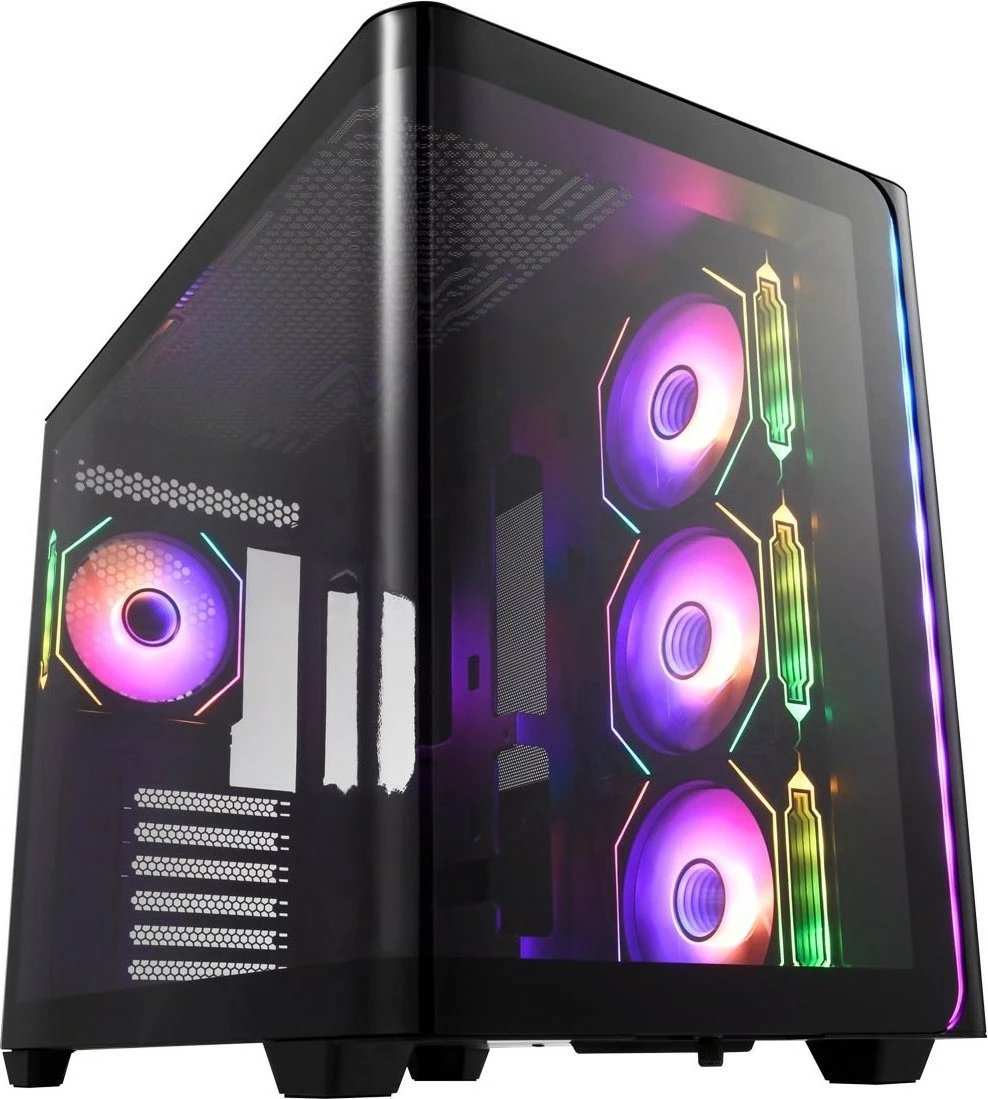 Kasë FSP M580-BA ARGB TG midi, e zezë