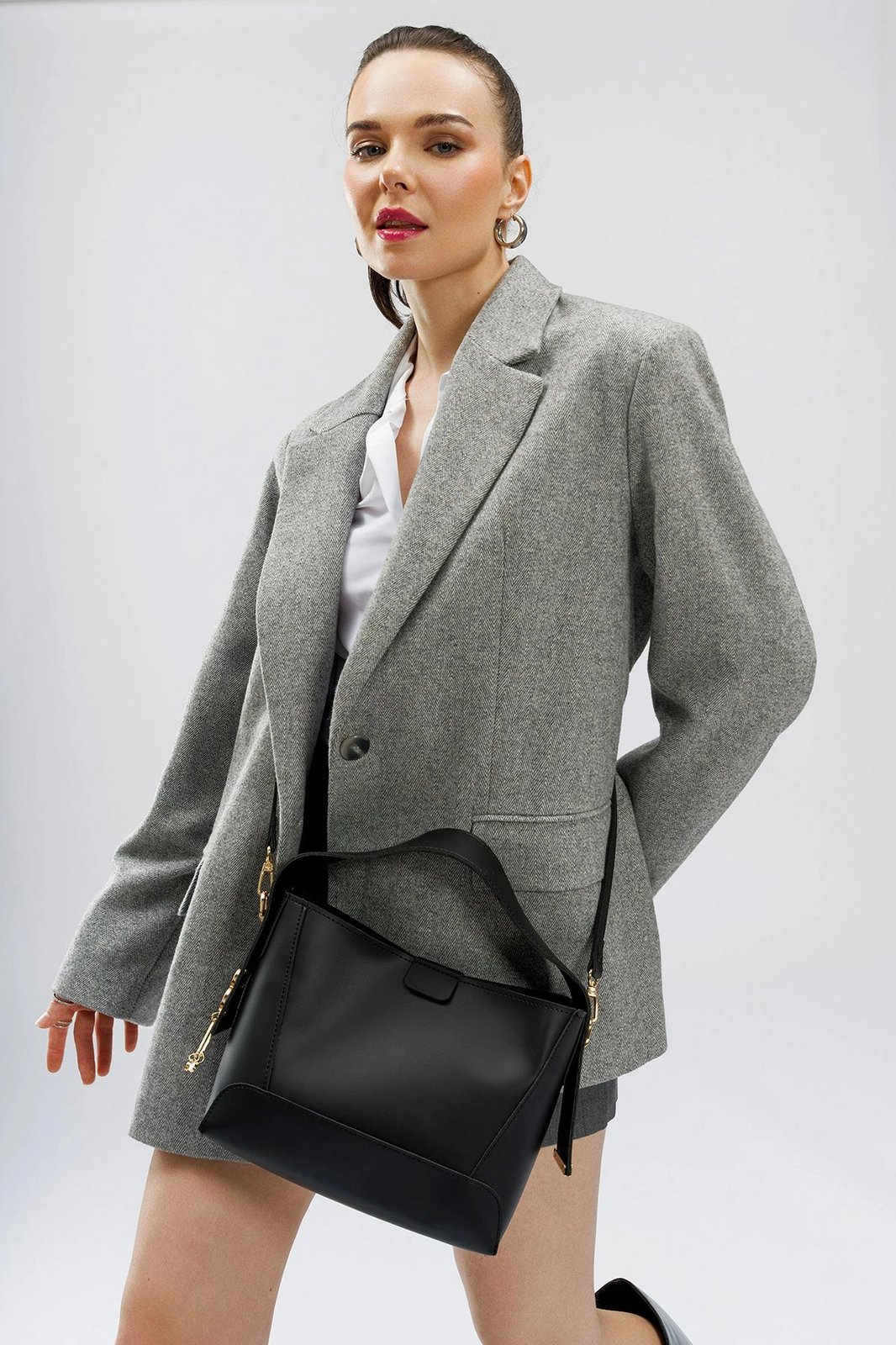 Çantë krahu Lucky Bees, 925, e zezë