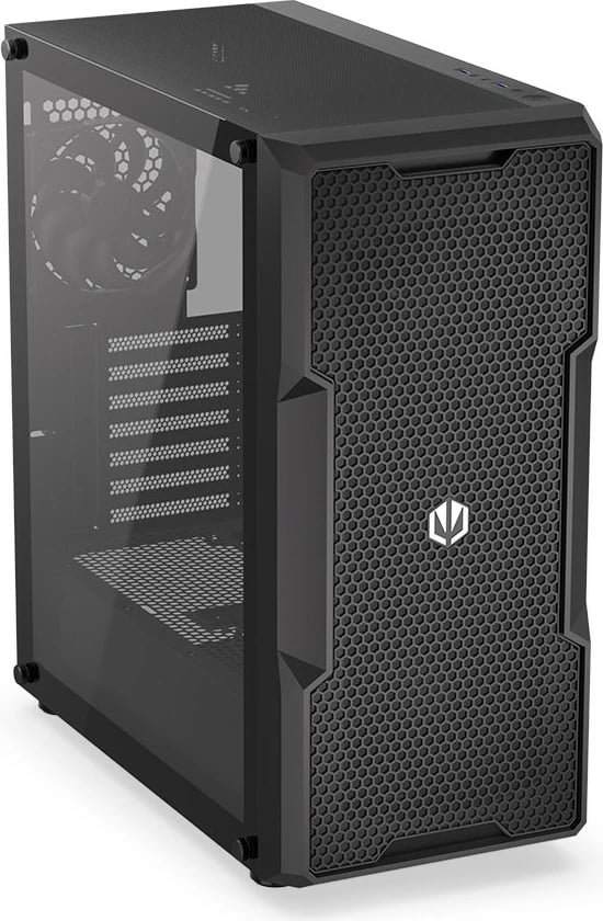 Kasë Endorfy Regnum 400 Air, Midi Tower, Tempered Glass, E zezë