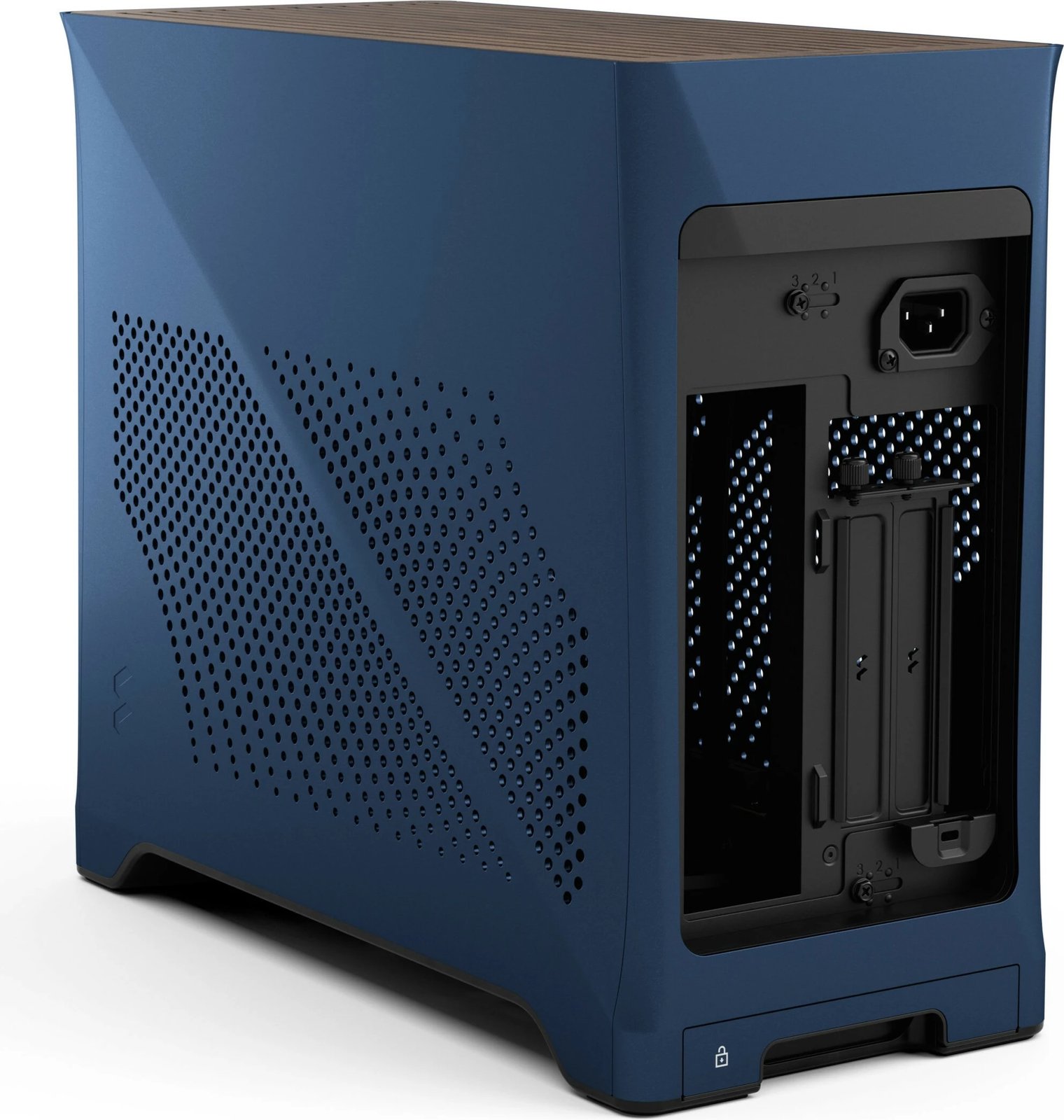 Kasë Fractal Design Era 2, Mini Tower, PC, 2.5", Blu Kasë Fractal Design Era 2, Mini Tower, PC, 2.5", Blu