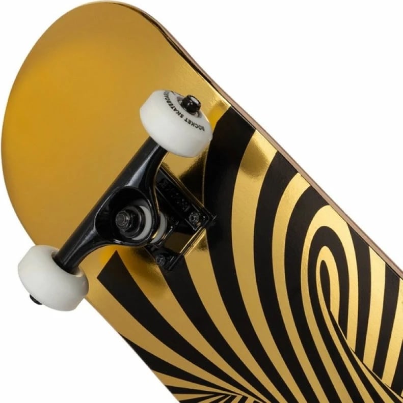 Skateboard Rocket, për meshkuj, femra dhe fëmijë, të zezë dhe të artë