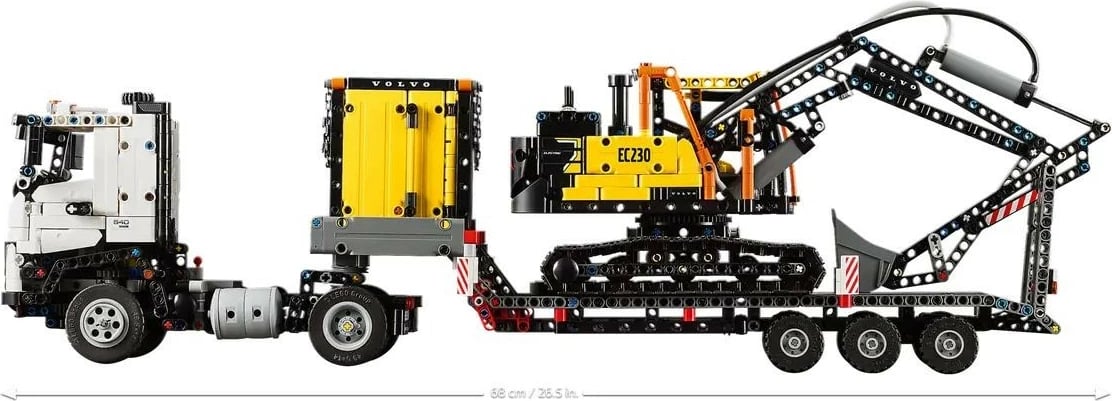 Set ndërtimi LEGO Technic Volvo FMX Truck & EC230 Electric Excavator, 2274 pjesë, për fëmijë 10+, plastikë