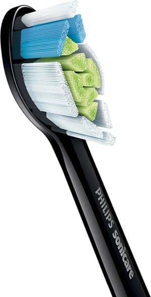 Koka zëvendësuese për furçë dhëmbësh Philips HX6064/88 Optimal White, 4 copë, e zezë