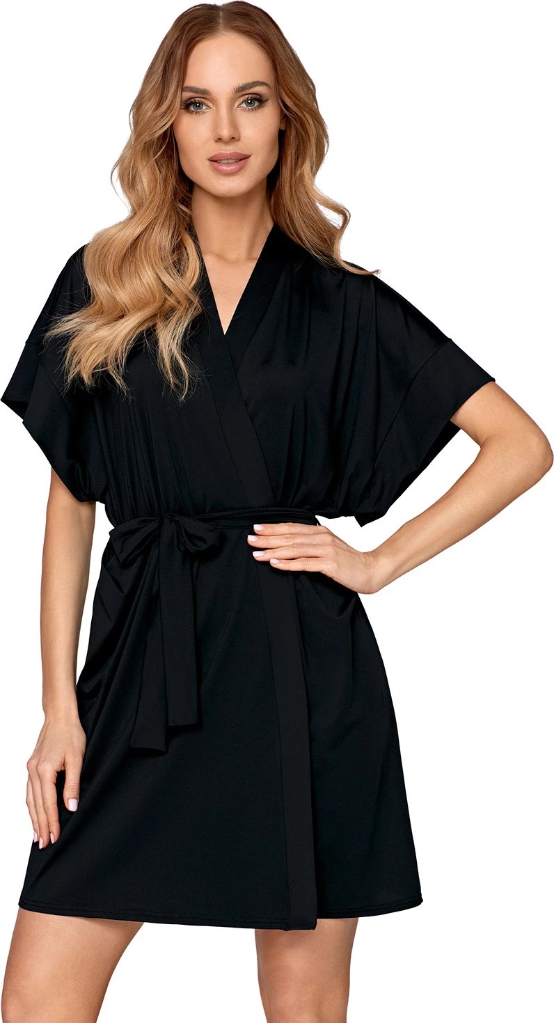 Kimono mantel banjoje Babella 145390, e zezë