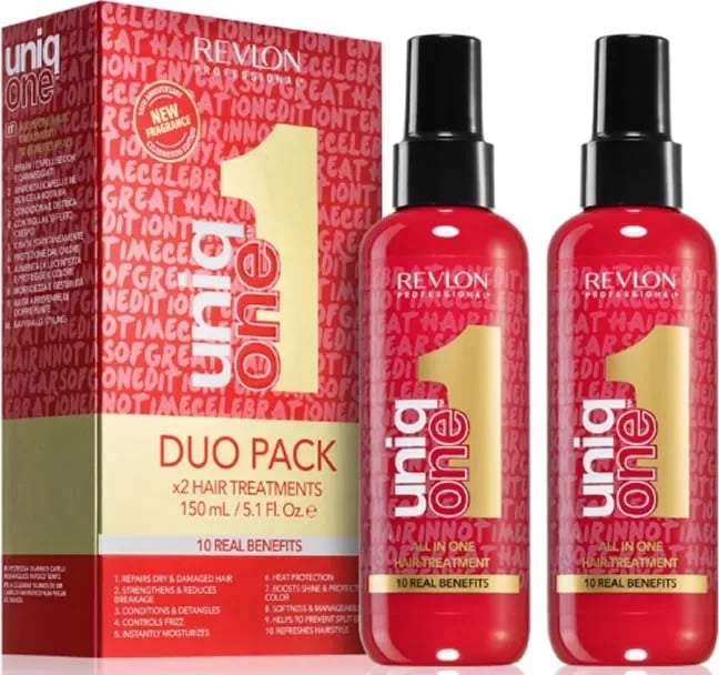 Trajtim për flokë Revlon Uniq One unisex 2x150ml