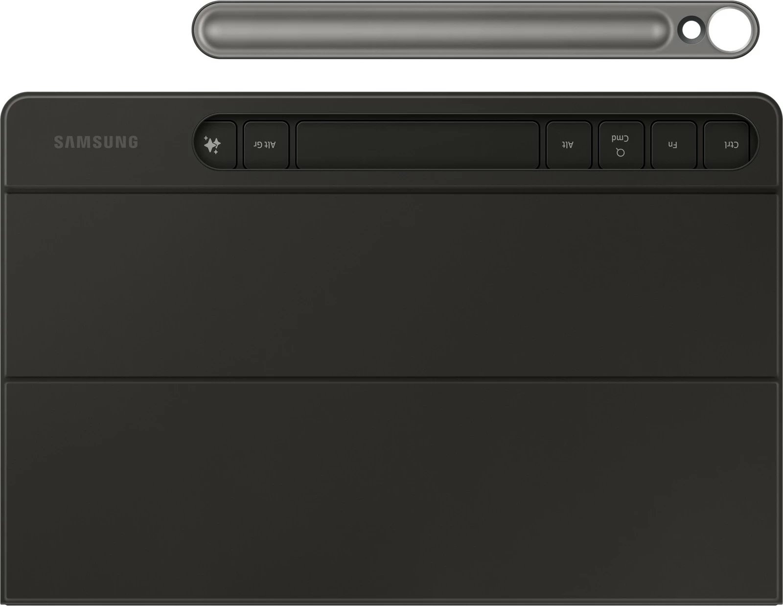 Mbështjellës tastierë Samsung EF-DX720, QWERTZ, Galaxy Tab S9, Galaxy Tab S9 FE, e zezë