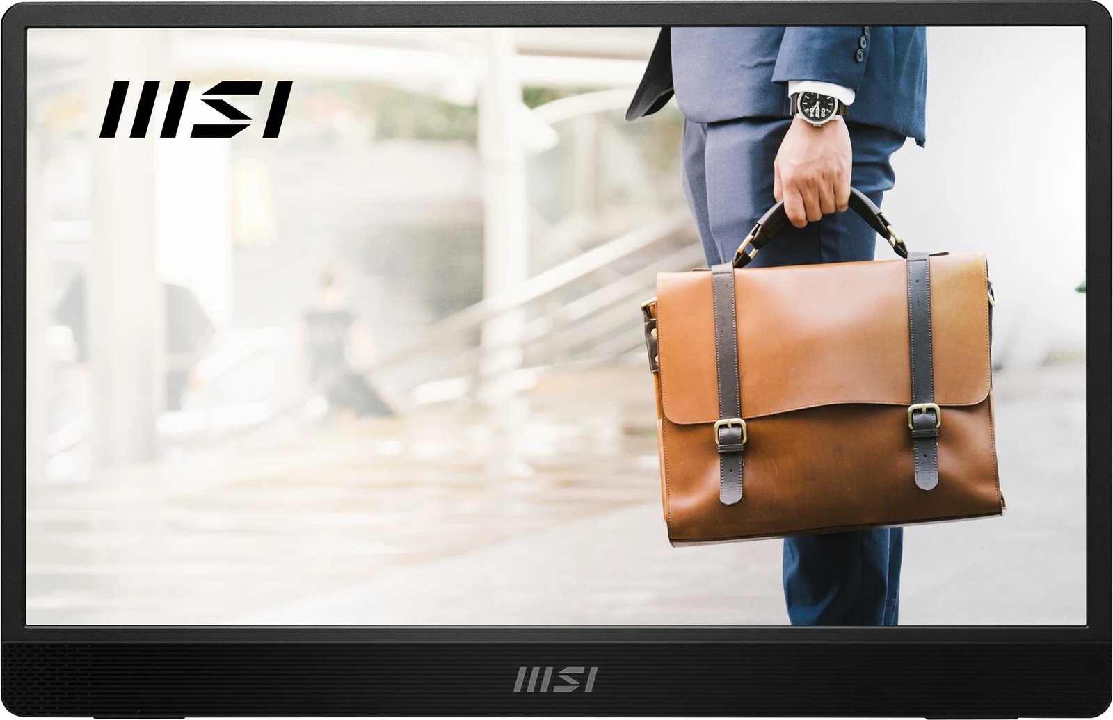 Monitor portativ MSI PRO MP161 E2U, 15.6", Full HD, LED, IPS, i zi