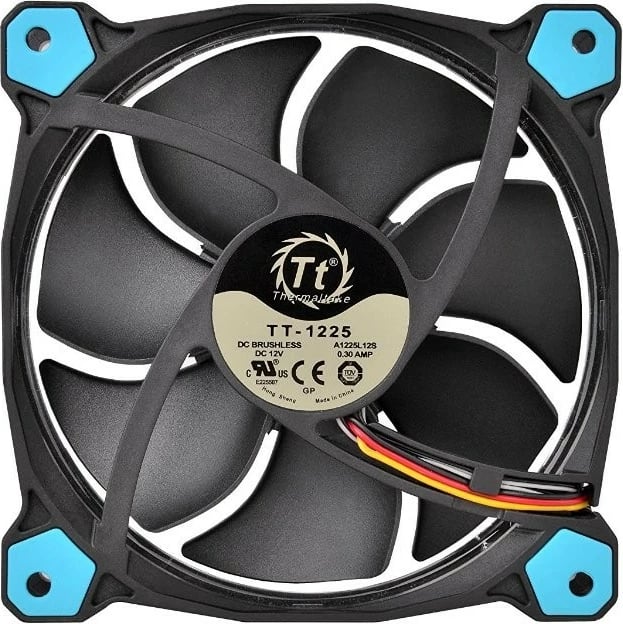 Ventilator kase Thermaltake Riing 14 LED, 140mm, 1400 RPM, Kaltër