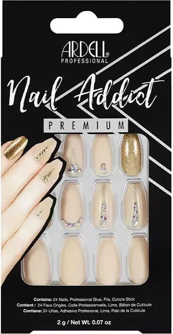 Thonj artificial Ardell Nail Addict Nude Jeweled unisex