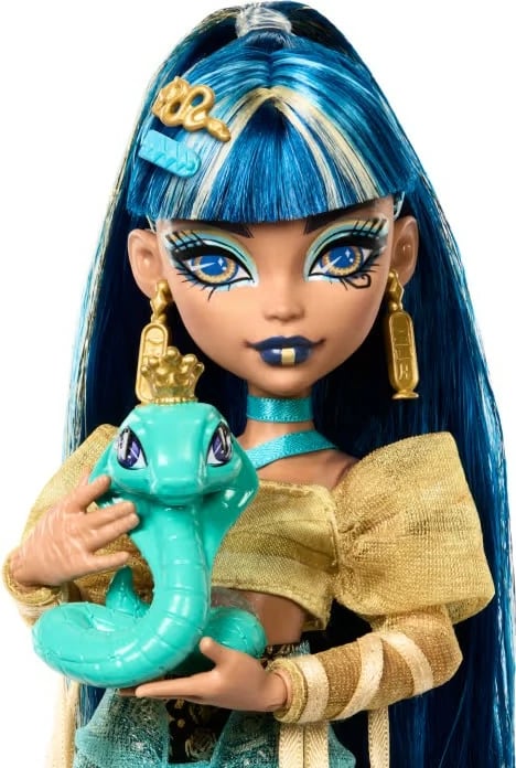 Kukull Monster High Mattel Cleo de Nile HXH74 me aksesorë