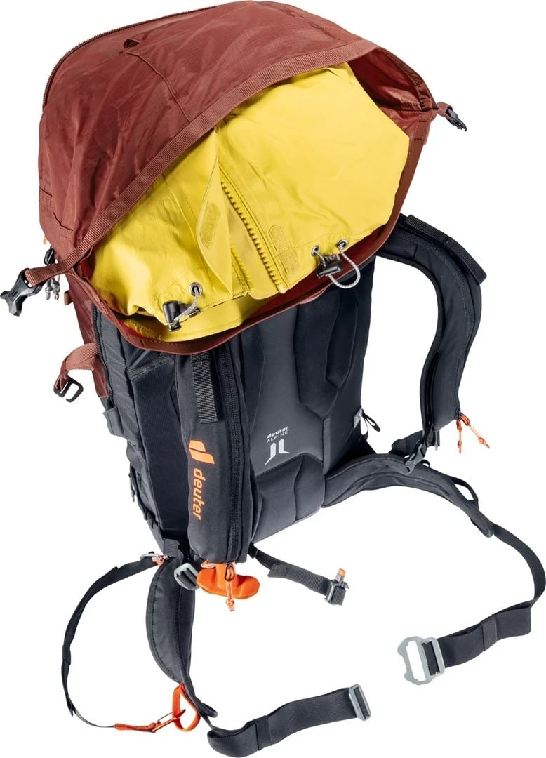 Çantë shpine Deuter Alproof Tour 36 + 5 SL, për femra, e kuqe e zezë Çantë shpine Deuter Alproof Tour 36 + 5 SL, për femra, e kuqe e zezë