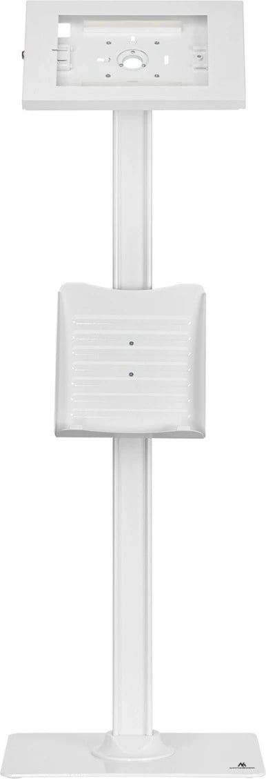 Mbajtës tabletash në këmbë Maclean MC-476W, për 9.7-11 inç, i bardhë, me çelës