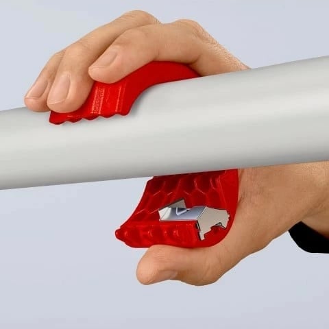 Prerës kabllosh Knipex BiX, plastikë/çelik inox, 5 cm, kuq