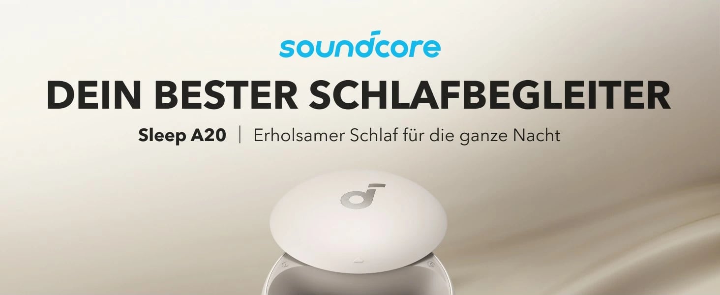 Kufje Anker Soundcore Sleep A20, Wireless, 20 - 20000 Hz, Bardhë