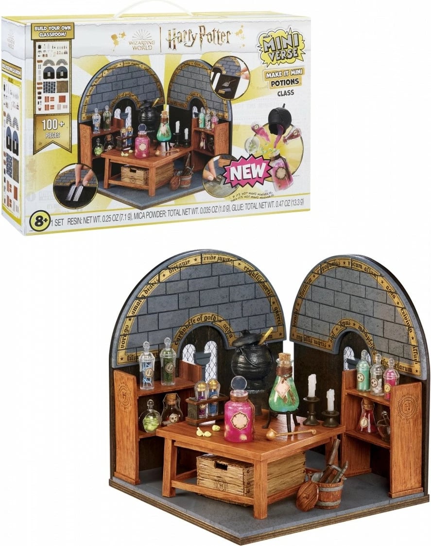 Set miniaturë Harry Potter MGA Miniverse Make It Mini, 100+ pjesë, plastikë