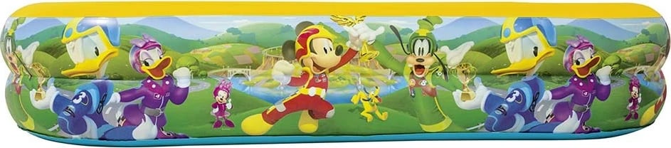 Pishinë e fryrë fëmijësh, Bestway, Mickey Mouse Roadster Family, 262x175x51 cm 778 L, shumëngjyrëshe