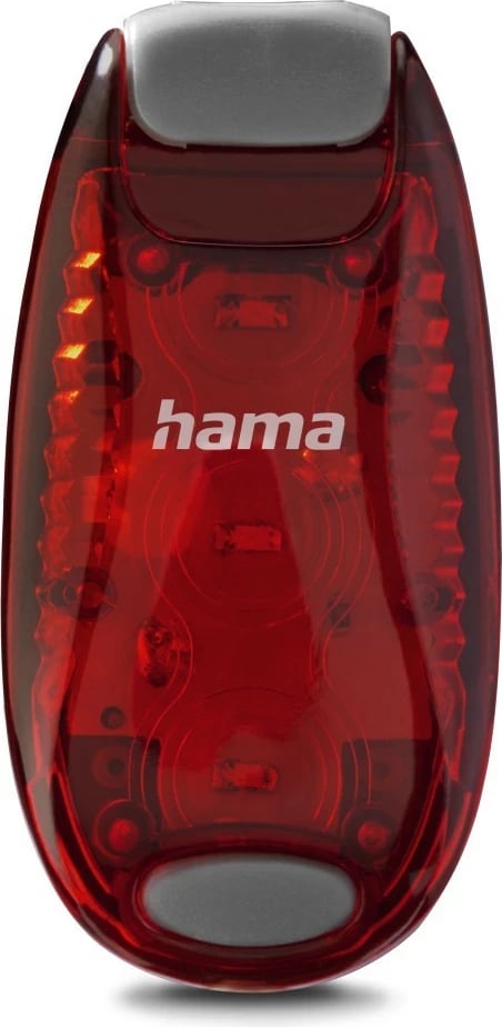 Dritë sigurie me kapëse, Hama, 228618, 3 modalitete ndriçimi, set 2 copë, e zezë/e kuqe